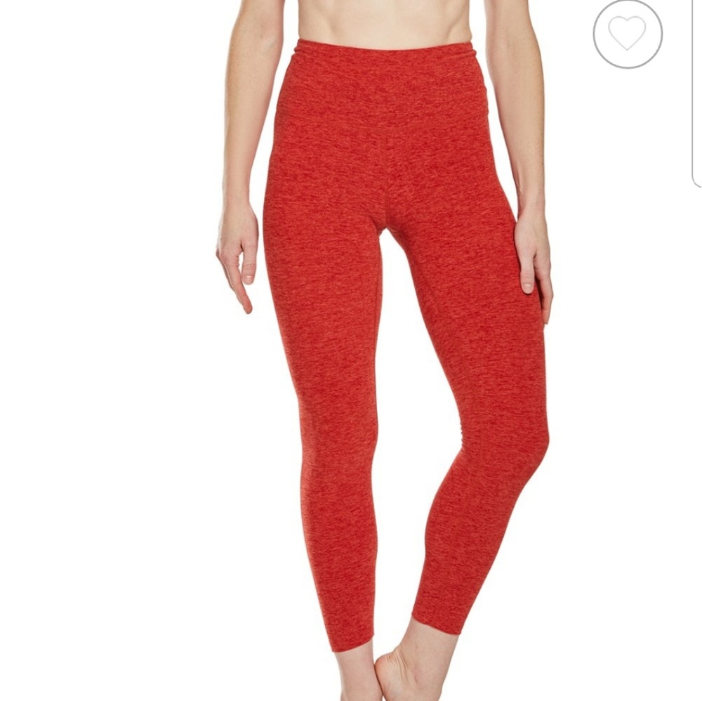 Beyond Yoga high waist 7/8 leggings, red